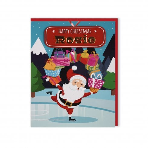 History & Heraldry Santas On His Way Christmas Card - Rosie 269820665
