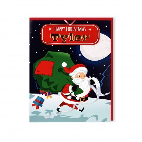 History & Heraldry Santas On His Way Christmas Card - Tyler 269820779