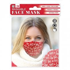 Washable Face Mask-Ho Ho Ho