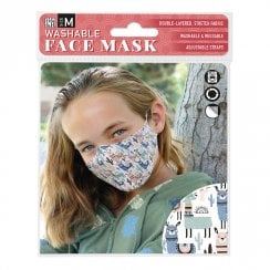 Washable Face Mask - Llamas (M)