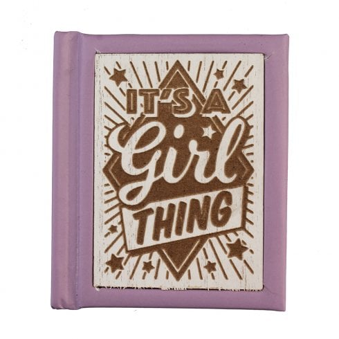 History & Heraldry Woodcut Book Its A Girl Thing