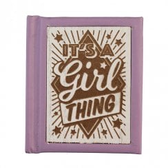 Woodcut Book Its A Girl Thing