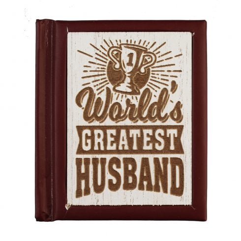 History & Heraldry Woodcut Book Worlds Greatest Husband