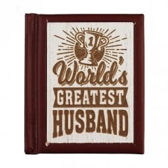 Woodcut Book Worlds Greatest Husband