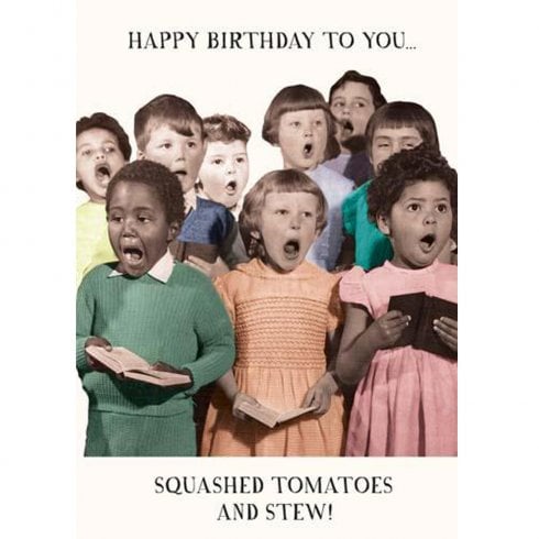 Pigment Ickle Gems Funny Birthday Card - Terrible Carol Singing