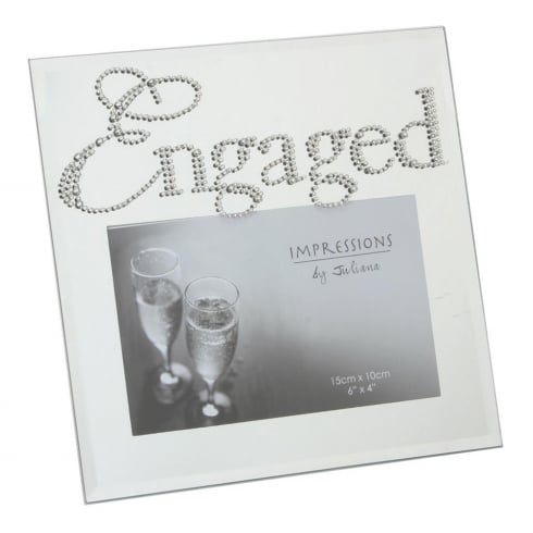 Impressions By Juliana Juliana Glass Engaged Photo Frame - 6 x 4