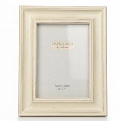 Wooden Cream 5 x 7" Photo Frame