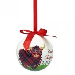 Highland Cow Bauble in Gift Box