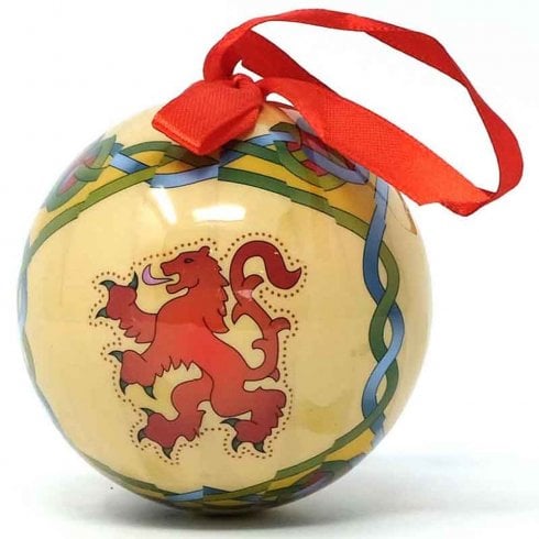 Islandcraft Rampant Lion Bauble in Gift Box