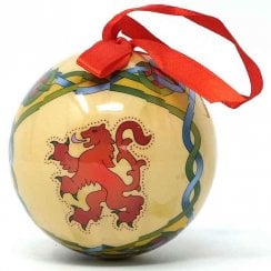 Rampant Lion Bauble in Gift Box