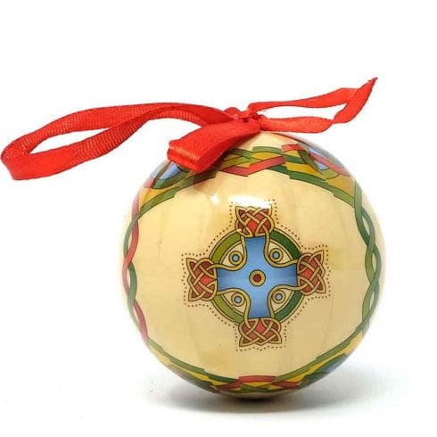 Islandcraft Scottish Cross Bauble in Gift Box