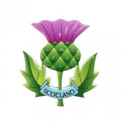 Scottish Thistle Resin Fridge Magnet