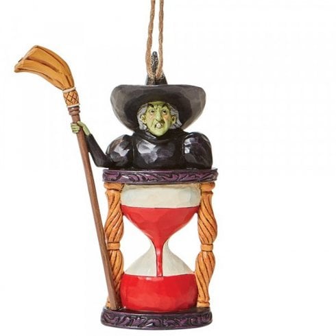 Jim Shore Heartwood Creek Wicked Witch Hourglass Hanging Ornament