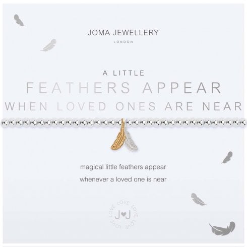 Joma Jewellery A Little Feathers Appear When Loved Ones Are Near Bracelet