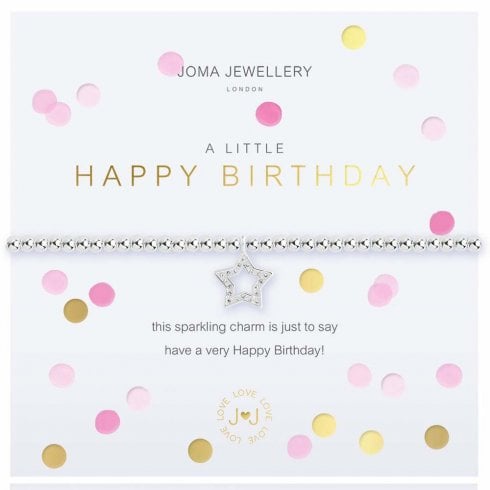 Joma Jewellery Confetti A Little Happy Birthday Bracelet