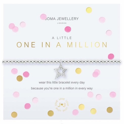 Joma Jewellery Confetti A Little One In A Million Bracelet