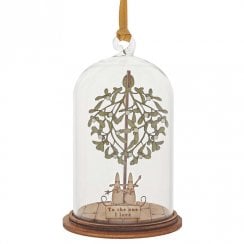 To The One I Love At Christmas Hanging Ornament