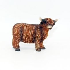 Highland Coo Figurine - 6cm