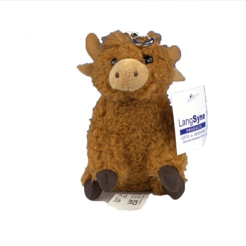 Lang Syne Publishers Ltd Highland Cow Soft Toy Keyring