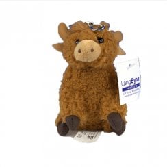 Highland Cow Soft Toy Keyring