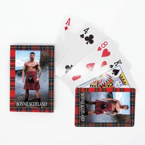 Lang Syne Publishers Ltd Love Kilts Bonnie Scotland Playing Cards