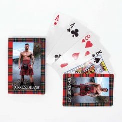 Love Kilts Bonnie Scotland Playing Cards
