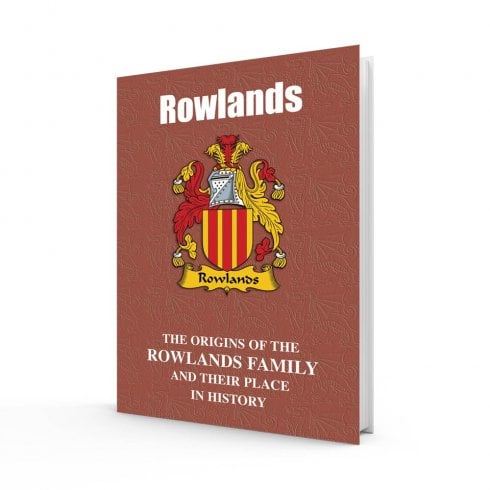 Lang Syne Publishers Ltd UK Name Book Rowlands (Welsh) 978-1-85217-672-3