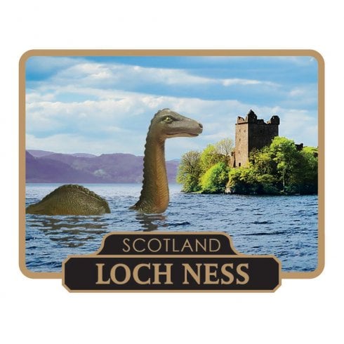 Lang Syne Publishers Ltd Wooden Layered Loch Ness Monster Magnet