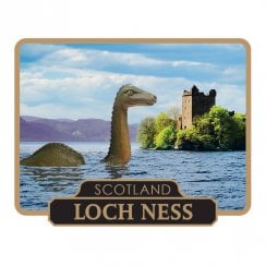 Wooden Layered Loch Ness Monster Magnet