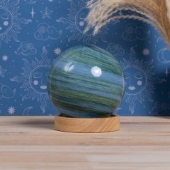 12cm Green Cosmic Planet Lamp