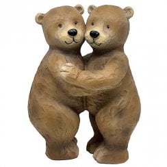 Billy & Bonnie Bear Ornament - Hugging