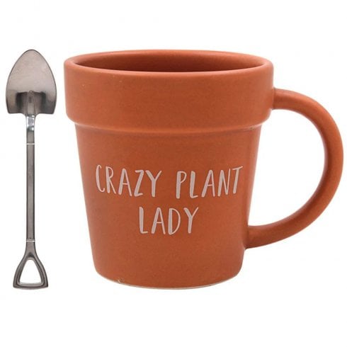 Lesser & Pavey Crazy Plant Lady Mug & Spoon Set