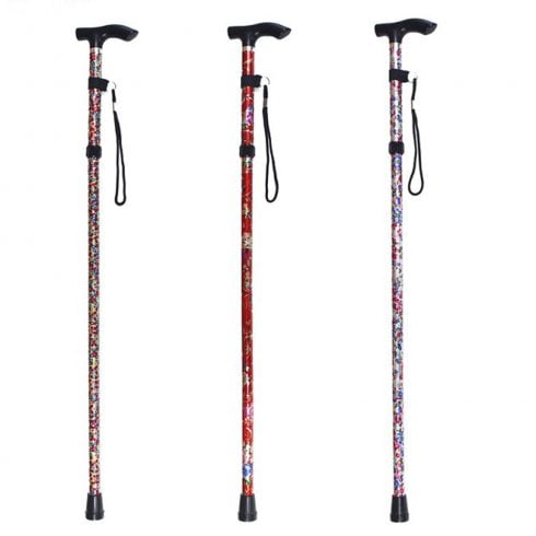 Lesser & Pavey Folding Walking Stick - One of 3 Assorted Colours