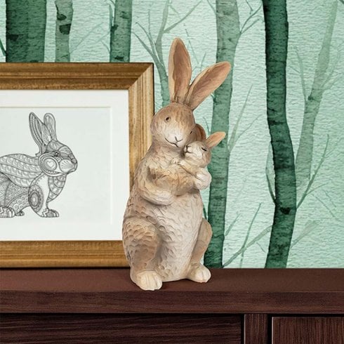 Lesser & Pavey Hatty & Henry Hare Ornament - Mum & Baby