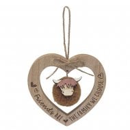 Highland Cow Friends Plaque