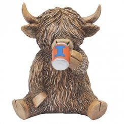 Highland Cow Iron Moo Ornament