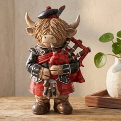 Highland Cow Piper Ornament