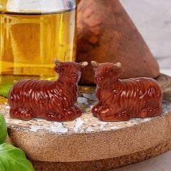 Highland Cow Salt & Pepper Set