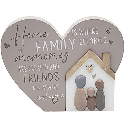 Lesser & Pavey Love & Affection Home Heart Plaque