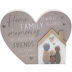Love & Affection Home Heart Plaque