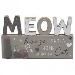 Love & Affection Meow Plaque