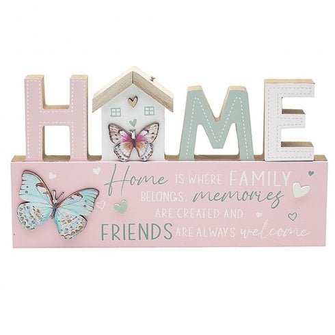 Lesser & Pavey Love & Affection Pink Home Plaque