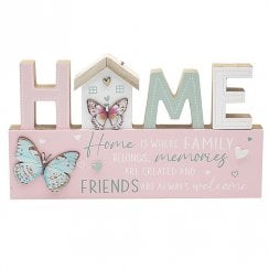Love & Affection Pink Home Plaque