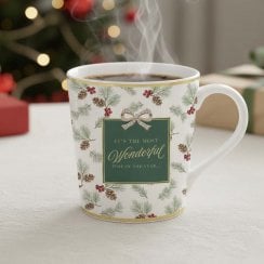 Madelaine Green Xmas Mug