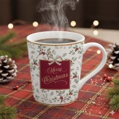 Madelaine Red Xmas Mug