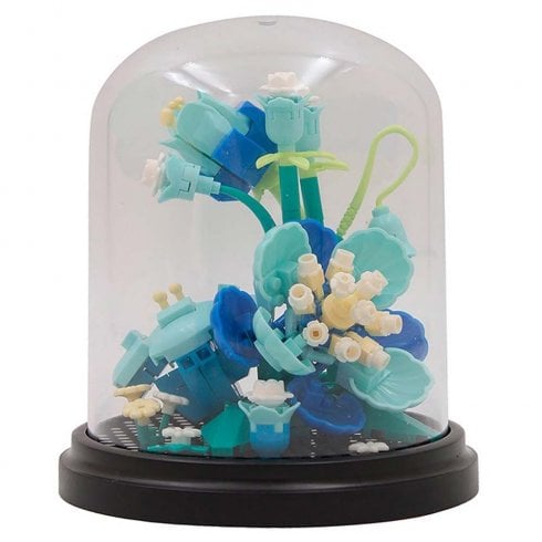 Lesser & Pavey Minibricks Flower Dome Blue Carnation