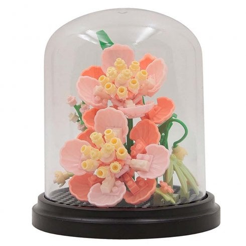 Lesser & Pavey Minibricks Flower Dome Pink Carnation