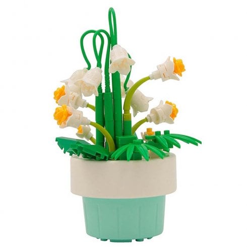 Lesser & Pavey Minibricks Flowers White Snowdrops