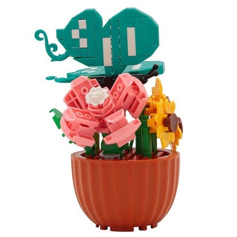 Lesser & Pavey Minibricks Flowers with Butterfly