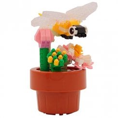 Minibricks Flowers with Dragonfly